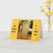 Carte MARGARITA CÉLÉBRATION POUR VOTRE 40e ANNIVERSAIRE (Fleur jaune)