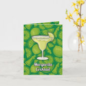 Carte Margarita Cocktail Recette (Fleur jaune)