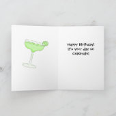 Carte Margarita Guacamole Joyeux 30e anniversaire (Intérieur)