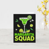 Carte Margarita Squad Cinco De Mayo Costumes Pour Mexica (Fleur jaune)