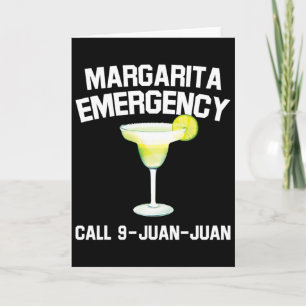 Carte Margarita Urgence Mexicaine Fiesta Drôle Cinco De