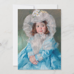 Carte Margot en bleu Mary Cassatt