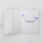 Carte marguerite ami fleur sur bois merci (Intérieur)