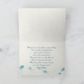 Carte marguerite blanche pour anniversaire (Intérieur)