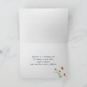 Carte marguerite d'anniversaire dans les cadres photo su (Intérieur)