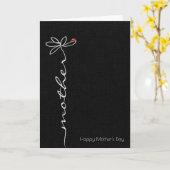 Carte Marguerite et coccinelles du jour de mère sur le (Fleur jaune)