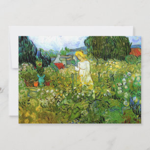 Carte Marguerite Gachet au jardin par Vincent van Gogh