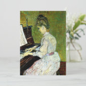 Carte Marguerite Gachet au piano par Vincent van Gogh (Debout devant)