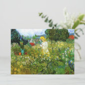 Carte Marguerite Gachet dans le jardin par Vincent van G (Debout devant)