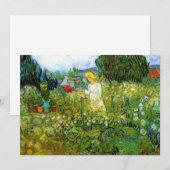 Carte Marguerite Gachet dans le jardin par Vincent van G (Devant / Derrière)