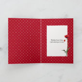 Carte marguerite respirer le texte avec un insecte de da (Intérieur)