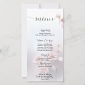 Carte Marguerite rose lunaire (Devant)