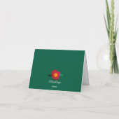 Carte Marguerite Rouge (Dos)