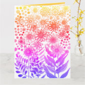 Carte Marguerites (Fleur jaune)