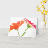 Carte Marguerites (Fleur jaune)