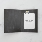 Carte marguerites d'amitié sur le tableau de bord (Intérieur)