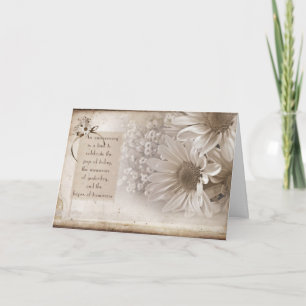 Carte Marguerites d'anniversaire