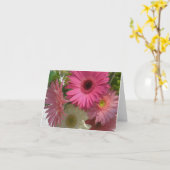 Carte Marguerites de Gerbera (Fleur jaune)