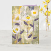 Carte Marguerites en parade (Fleur jaune)