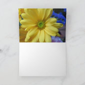 Carte Marguerites jaunes (Intérieur)