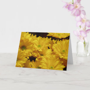 Carte Marguerites jaunes