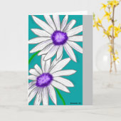 Carte Marguerites pour toujours (Fleur jaune)