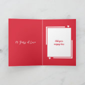 Carte Mari argent 25e anniversaire rouge (Intérieur)