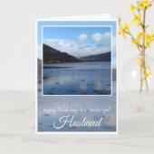 Carte Mari d'anniversaire, Inveraray, Écosse (Fleur jaune)