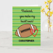 Carte Mari de jeu de football Anniversaire (Fleur jaune)