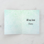 Carte Mari de Noël Joyeux Personnalisé (Intérieur)