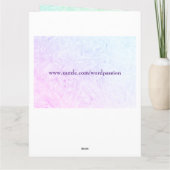 Carte Mari de Noël Joyeux Personnalisé (Dos)