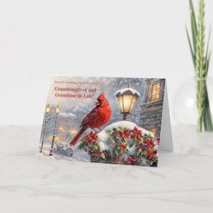 Carte Mari de petite-fille Petit-fils par alliance Noël