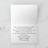 Carte Mari - Dernier adieu / Adieu - Floral (Intérieur)