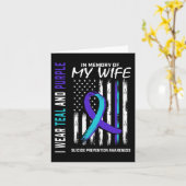 Carte Mari En Mémoire De Femme Suicide Sensibilisation P (Fleur jaune)