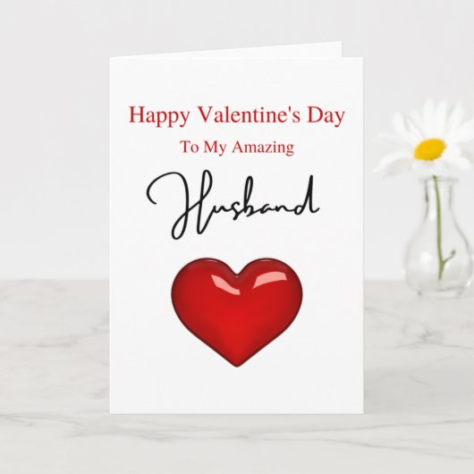 Carte Mari Extraordinaire Saint-Valentin (Petite plante)