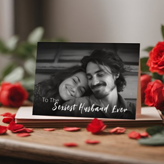 Carte Mari le plus sexy du monde Photo Saint-Valentin