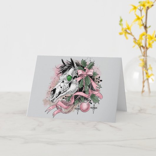 Carte Mari Lwyd (Fleur jaune)