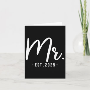 Carte Mari M. Est 2025 Mariage marié Parti nuptiale B