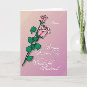 Carte Mari Mariage Anniversaire Nom personnalisable
