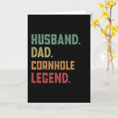 Carte Mari Papa Légende du Cornhole Haricot (Fleur jaune)