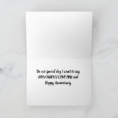 CARTE ***MARI*** POUR NOTRE ANNIVERSAIRE **JE T'AIME** (Intérieur)