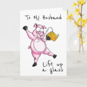 CARTE **MARI** PRÊT À CÉLÉBRER **CARTE D'ANNIVERSAIRE** (Fleur jaune)