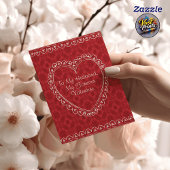 Carte Mari Romantique Rouge Saint Valentin