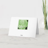 Carte Mari rose irlandais St. Patrick (Dos)