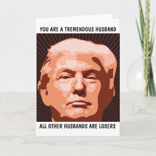CARTE MARI SUPER MARI DONALD TRUMP ANNIVERSAIRE