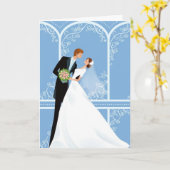 Carte mariage (Fleur jaune)