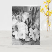 Carte Mariage (Fleur jaune)