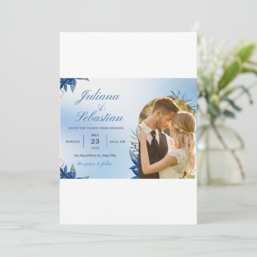 Carte mariage (Debout devant)