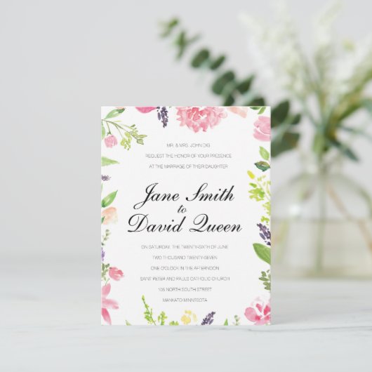 Carte mariage (Debout devant)