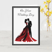 Carte mariage (Fleur jaune)